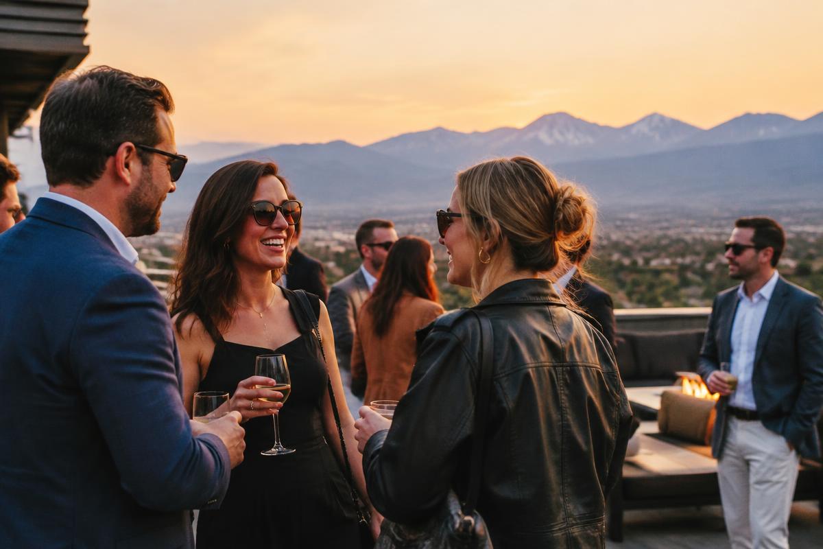 Sunset Rooftop Mixer